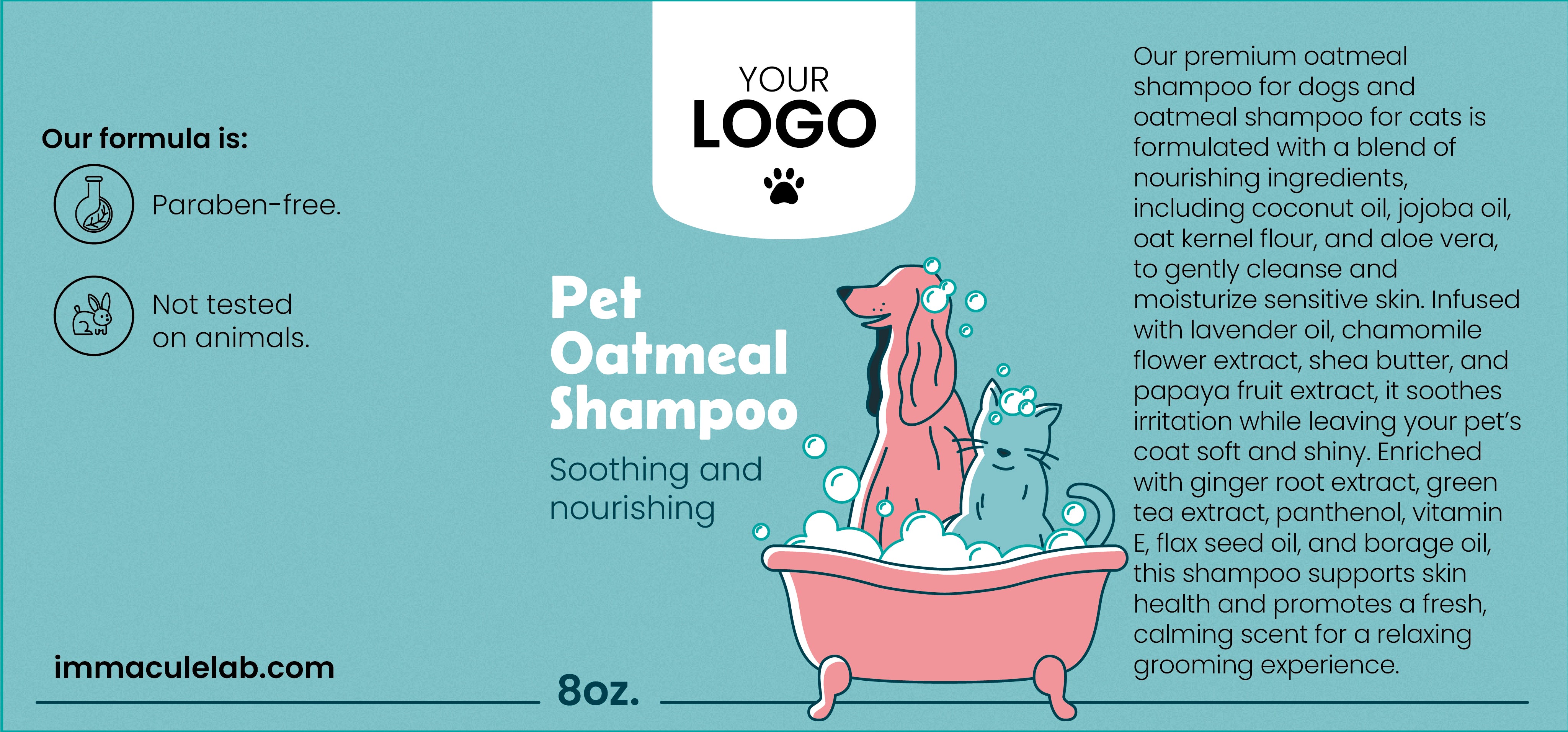 Pet Oatmeal Shampoo