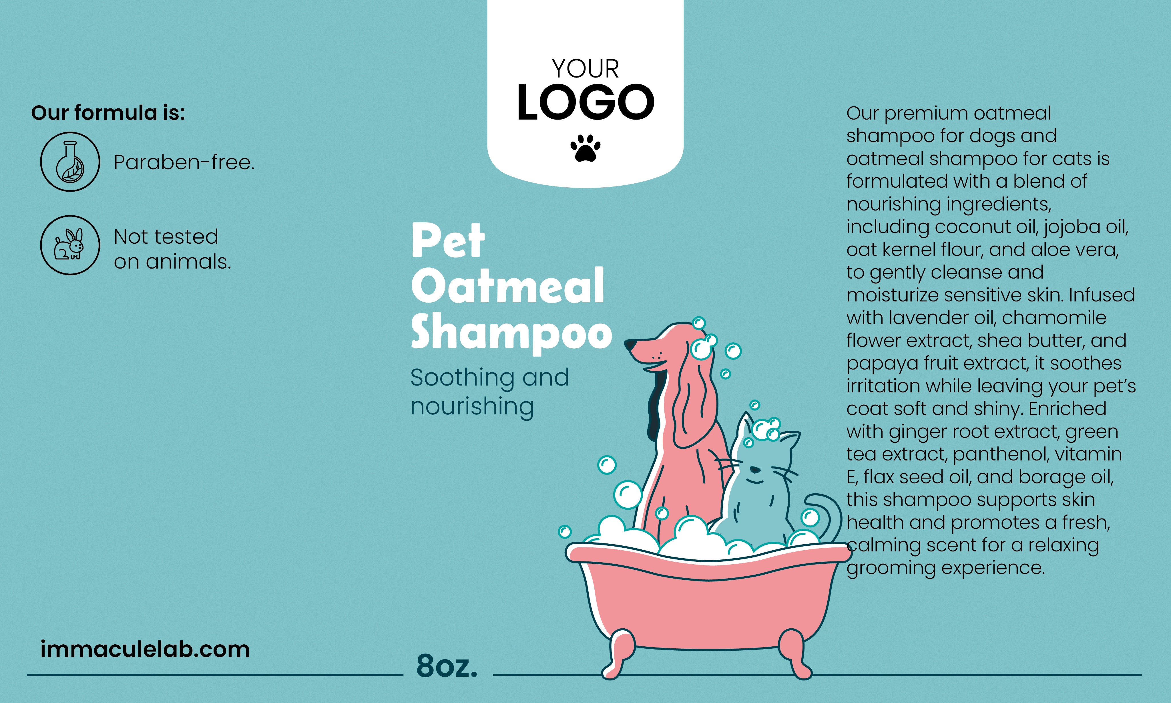 Pet Oatmeal Shampoo