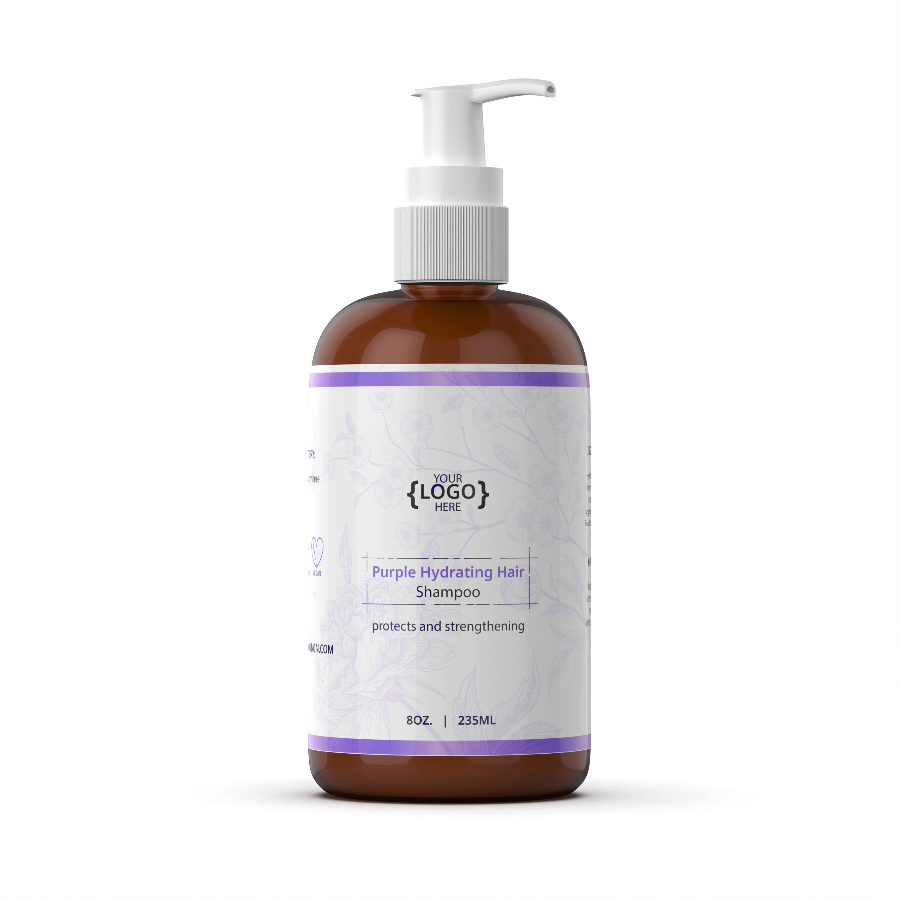 Purple Hydrating Hair Shampoo - 8 oz